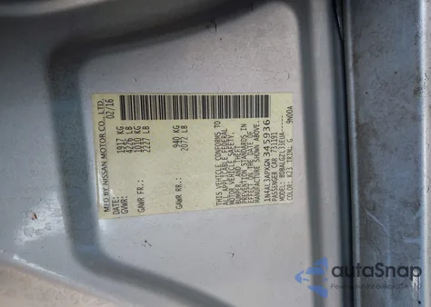 2016 Nissan Altima 2.5/2.5 S/2.5 Sl/2.5 Sr/2.5 Sv from USA, damaged, VIN 1N4AL3APXGN345936